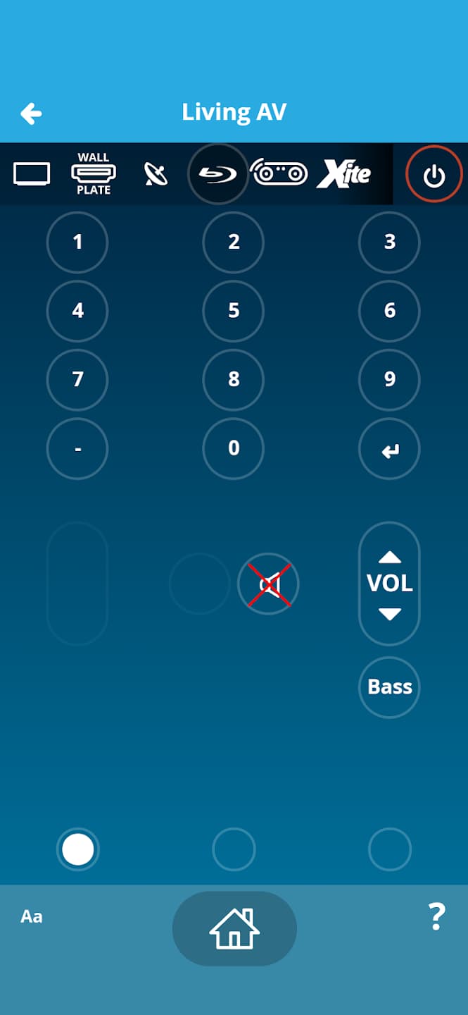 AV page in Nebula app