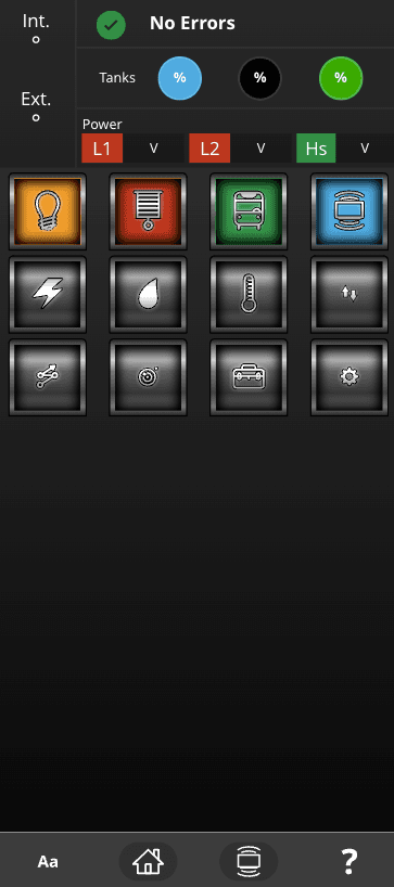 Home page in Mira app
